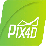 Software: Logotipo verde com uma borda curva apresentando o texto Pix4D e dois triângulos sobrepostos acima, lembrando um símbolo estilizado de montanha ou drone — perfeito para quem quer comprar software com entrega imediata.