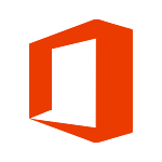 Software: Logotipo vermelho do Microsoft Office no formato de uma letra O estilizada em um fundo preto, perfeito para quando você deseja comprar licença instantaneamente na sua loja de software favorita.