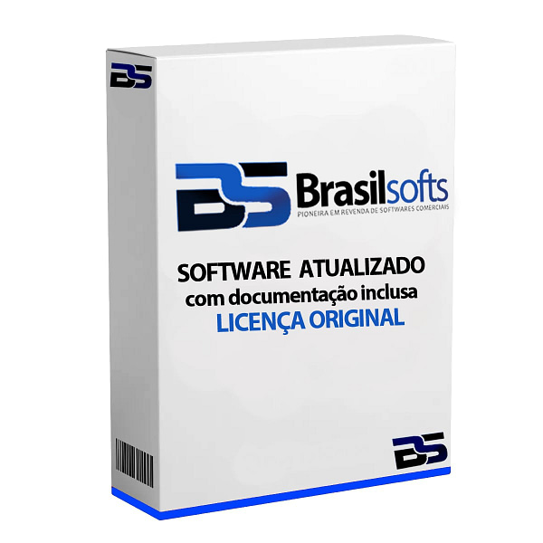 Software: Uma renderização 3D de uma caixa de software para o EiffelStudio Enterprise Edition, apresentando o logotipo e o texto dizendo "Software Atualizado com documentação inclusa Licença Original." O design inclui detalhes em azul e preto. Compre a licença para entrega imediata com todos os recursos prontos para aprimorar sua experiência.